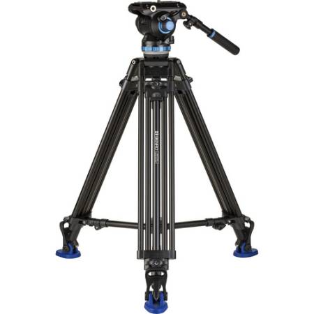 Benro A673TMBS8PRO - zestaw, statyw aluminiowy, 3-sekcyjny, 72-160cm, głowica video, udźwig 8kg_1